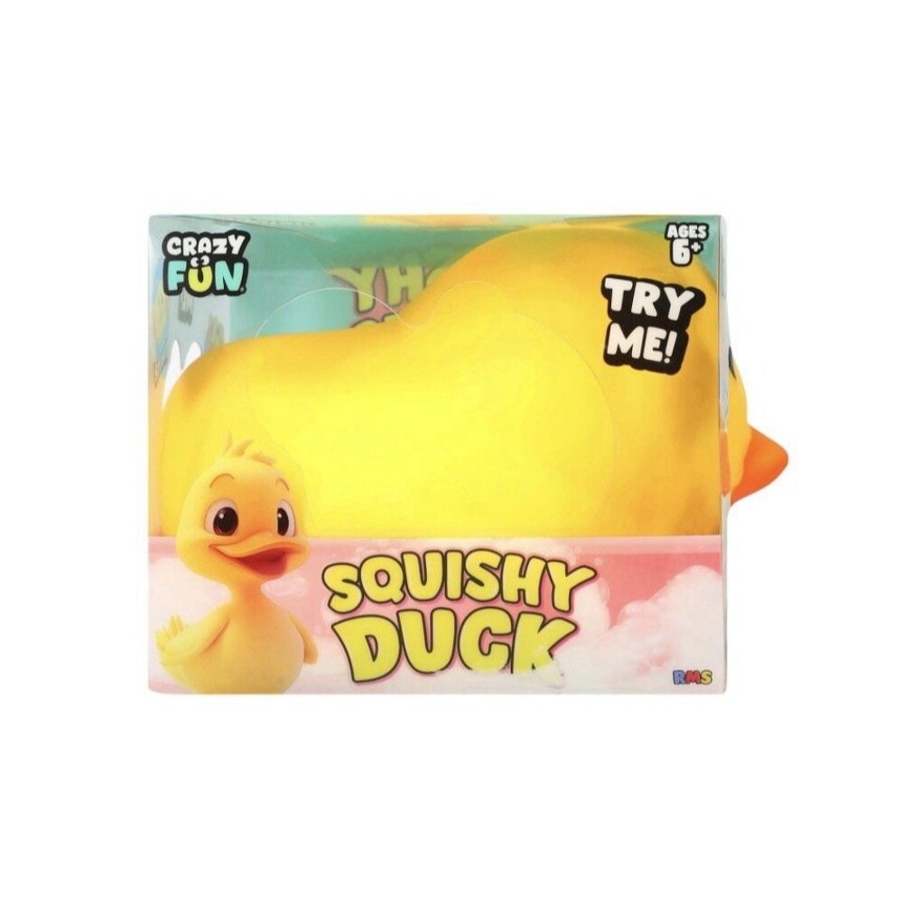 Jumbo Squishy Duck Squeeze Toy TikTok Viral Stress Relief Sensory crazy fun